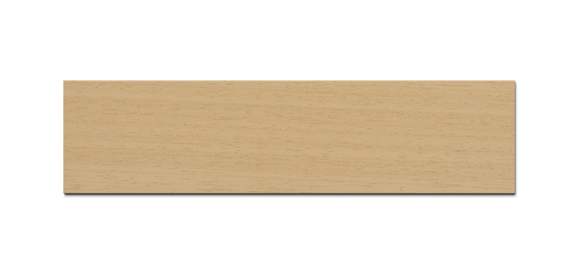 Wooden Blind NATURAL 50 mm - Brown grained, made to measure (02NM)