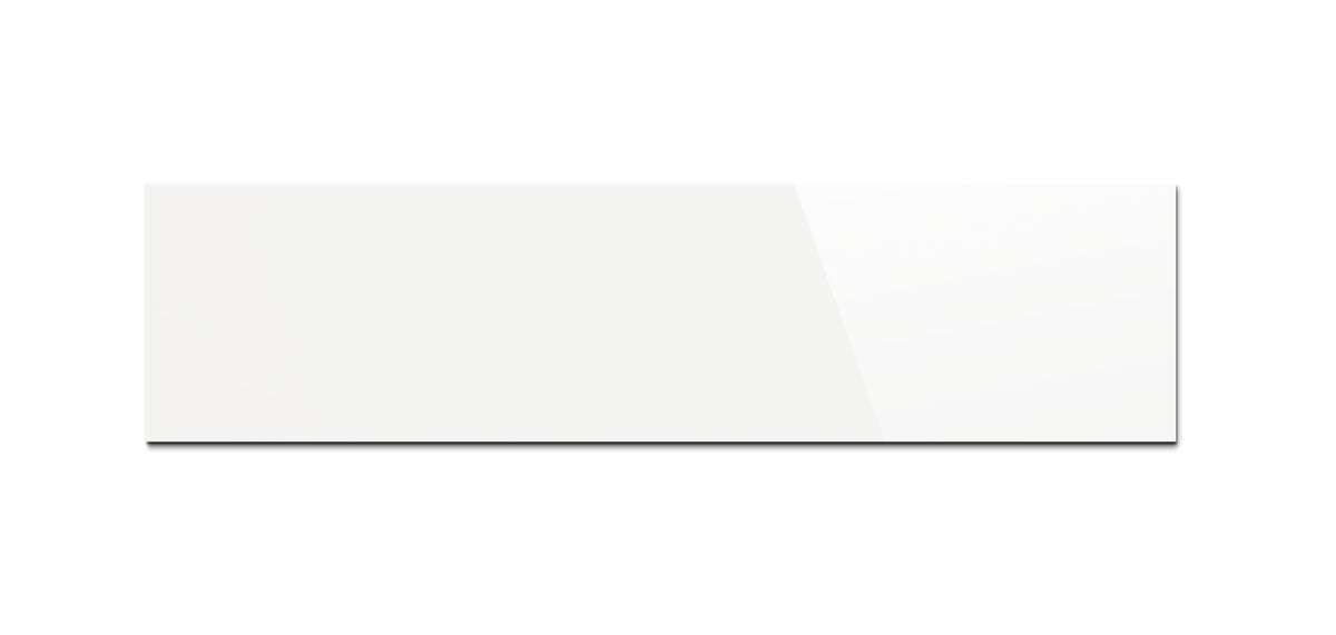 Holzjalousie MODERN 50 mm – Weiß glänzend, nach Maß (57MM)