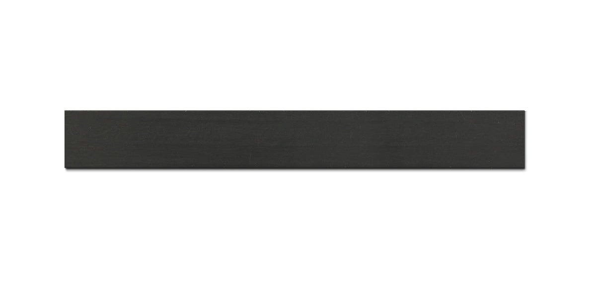 Wooden Blind NATURAL 25 mm - Black grained, made to measure (64NS)